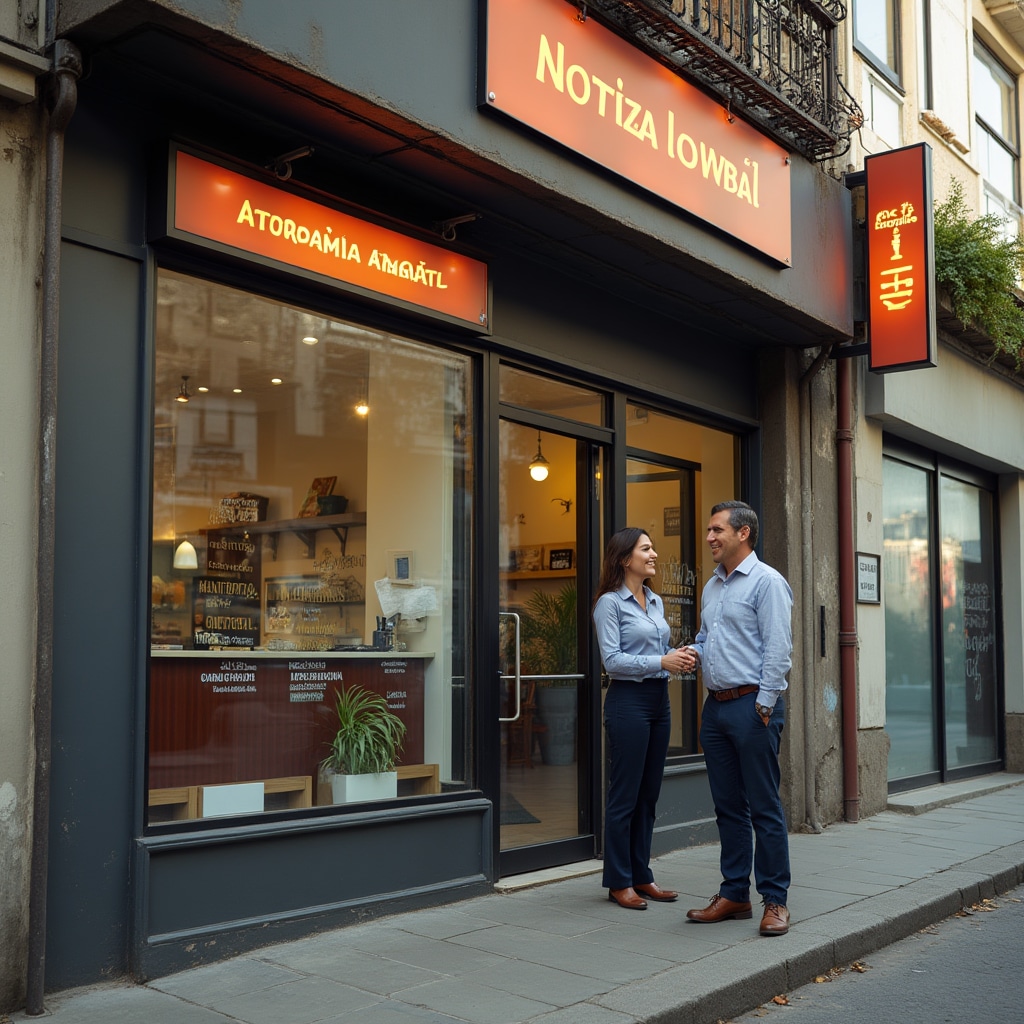 Local business community supporting each other