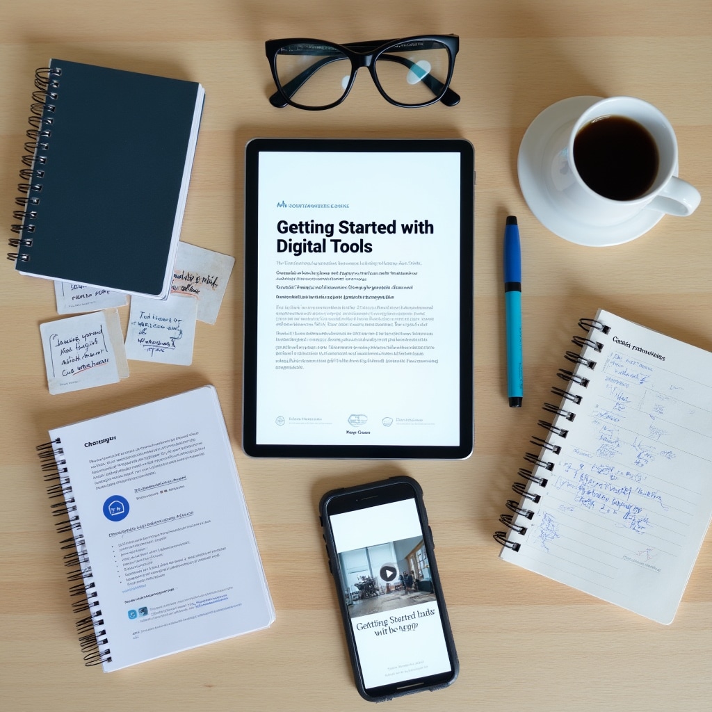 Digital learning resources and guides for tradespeople